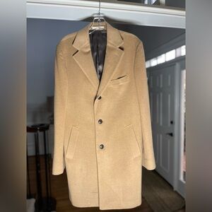 SuitSupply Men's Mid Brown Overcoat
